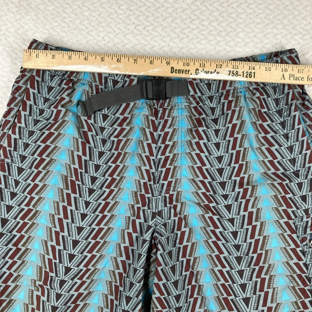 Columbia Mens Swim‎ Trunks Omni Shade Sun Protection Med Geometric Fishing Mesh